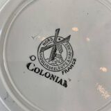 Assiettes terre de fer "Colonial"