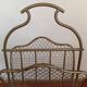 Brass magazine rack in neo-classical style, 20th century.
