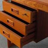 Vintage Teak Schreibtisch VI Ma Mobler Danish Mid Century 60er