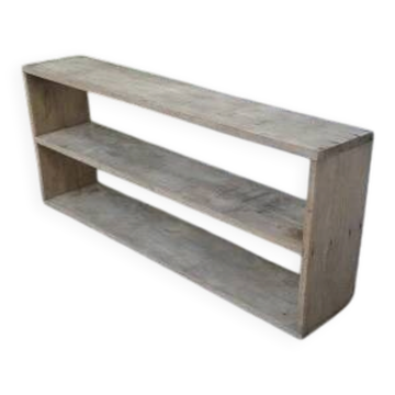 Étagère en bois naturel