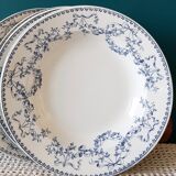 Set of 6 deep plates Model Mozart Sarreguemines