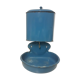 Old hands wash in enamelled sheet metal