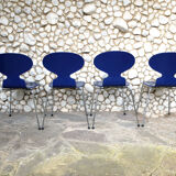Suite of 4 ant chairs 3101 series 7 Arne Jacobsen for Fritz Hansen Ant chair