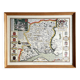 Hantshire Described and Devided, Reproduction of Map of County Hampshire by John Speed (1552-1629)