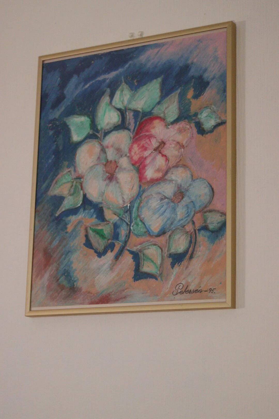Fleurs au pastel par Petersen, 1995
