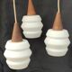 Chandelier suspension boomerang design Louis Kalff
