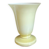 Art Deco lamp in yellow Opaline
