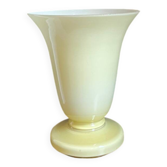 Lampe Art Déco en Opaline jaune