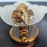 Pair of vintage shell wall lamp