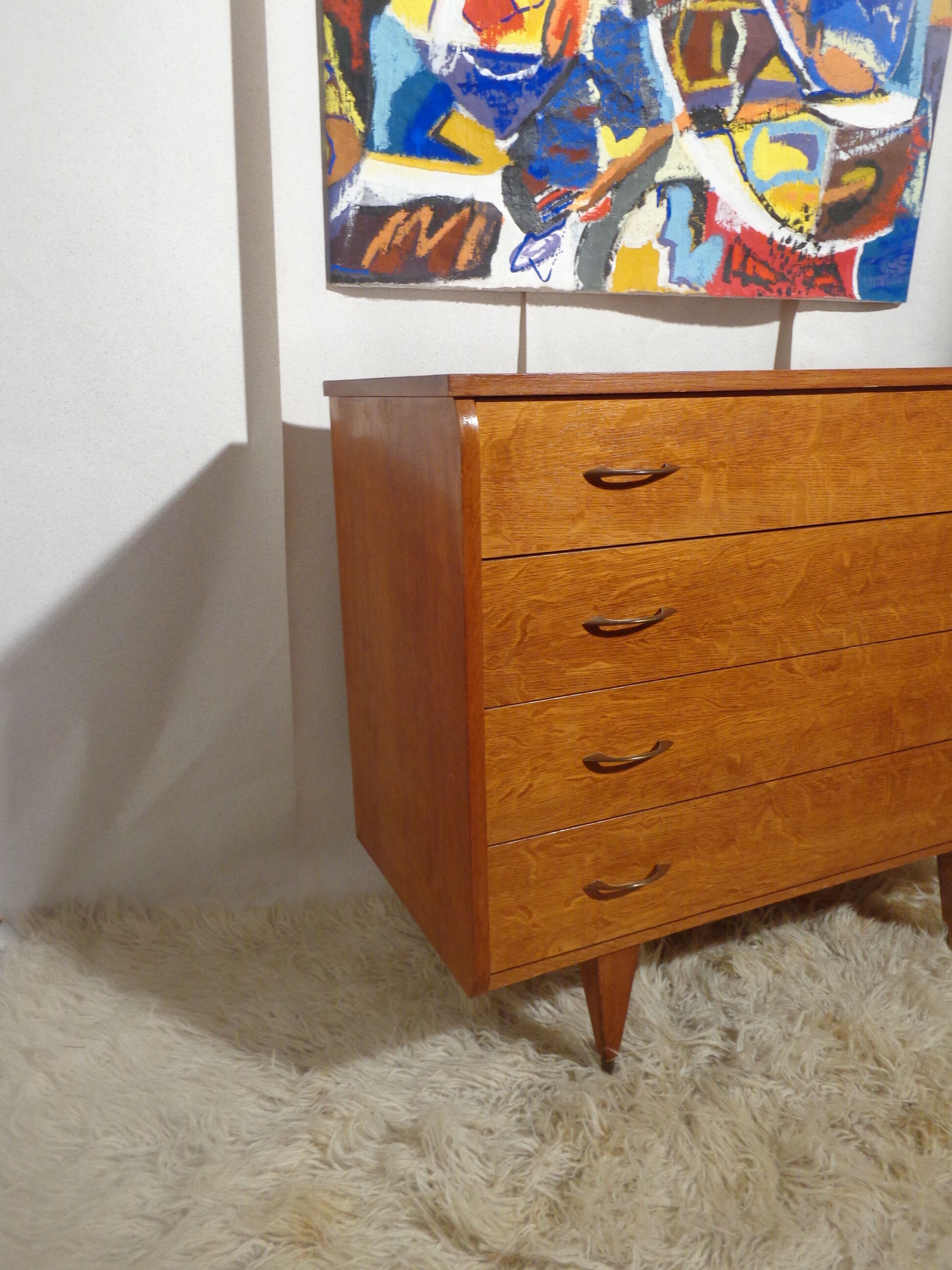Vintage Scandinavian chest of drawers of the 60s