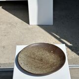 Indonesian green ceramic dish D:26.5