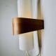 Nx40 Wall Lamp In Wood And Opal Glass By Louis Kalff For Philips, The Netherlands, 1950S