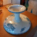 Iron earth compote bowl Sarreguemines