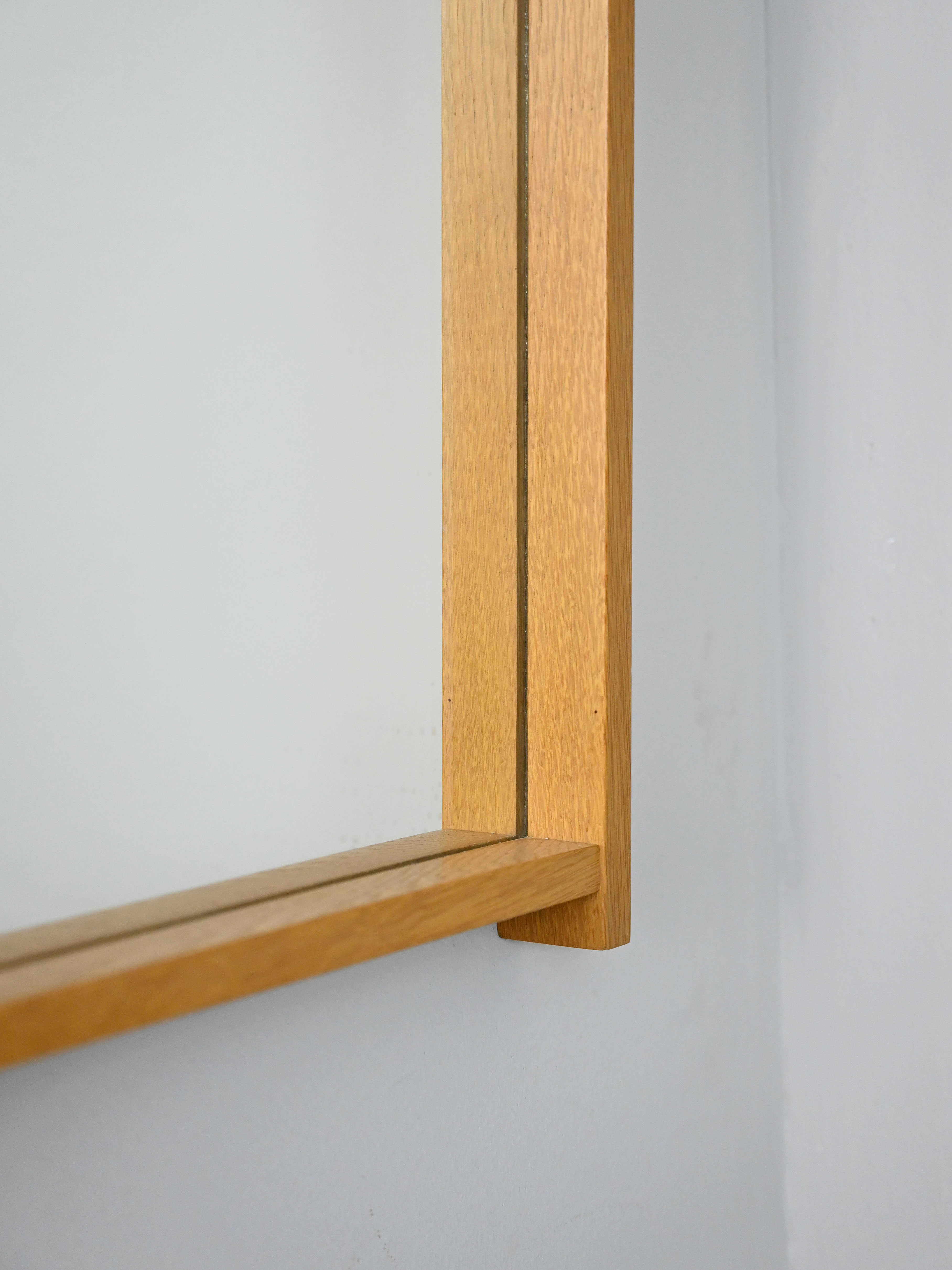 Vintage oak mirror