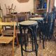 Paire de tabourets de bar bistrot