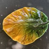 Empty pocket, slip dish in the shape of a leaf by Marc Giger