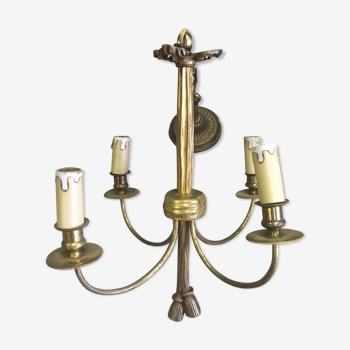 Golden bronze chandelier Louis 16