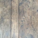 Rustic solid oak coffee table farmhouse initials J C