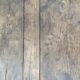 Rustic solid oak coffee table farmhouse initials J C