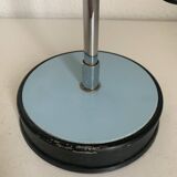 Lampe vintage 1960 bureau Veneta Lumi bleu ciel - 30 cm