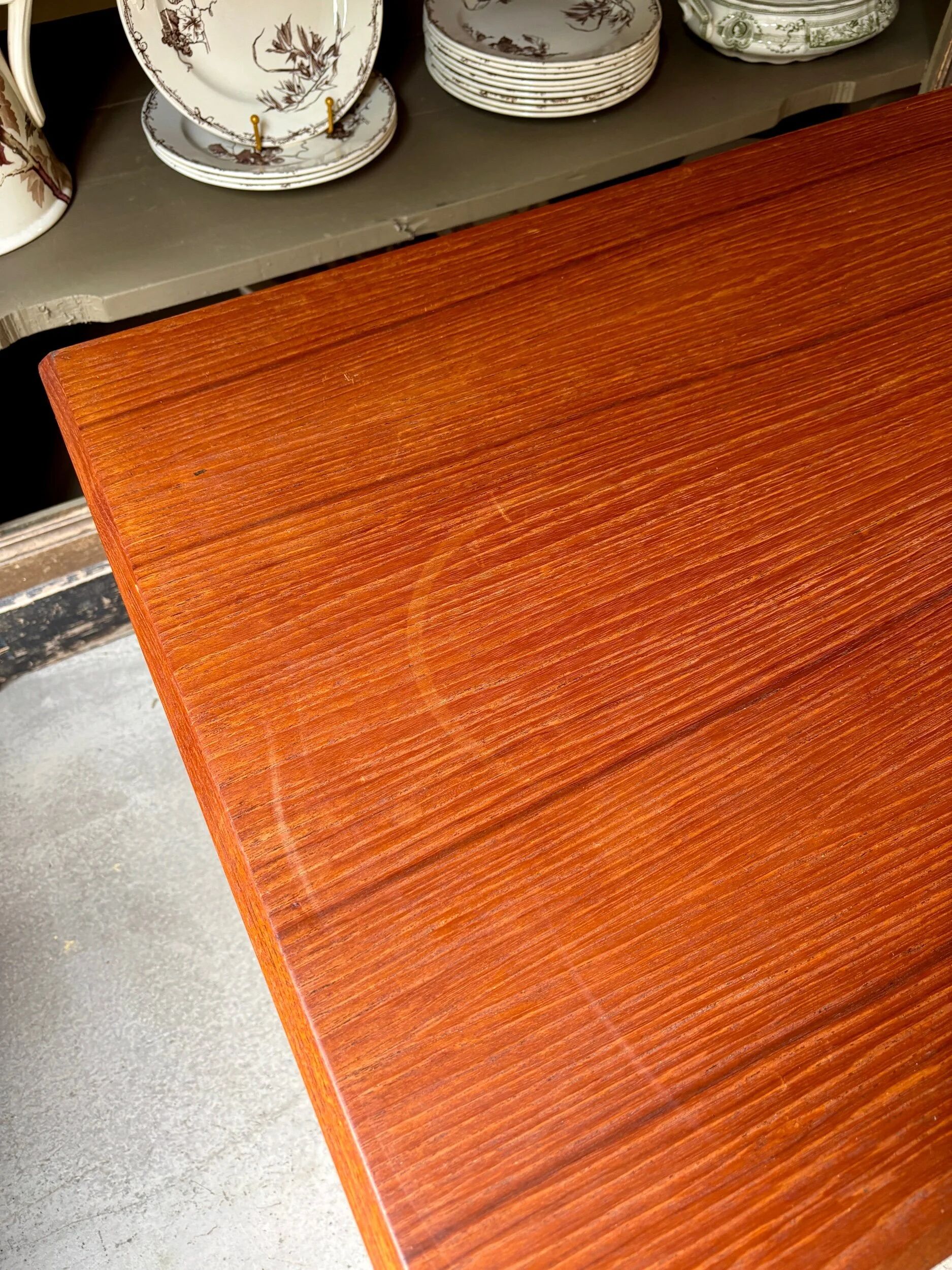Scandinavian teak coffee table attributed to Johannes Andersen, circa 1960.