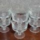 6 engraved crystal fruit salad bowls from the Napoleon III period