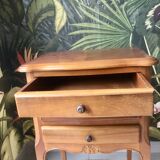 Louis xv style wooden bedside table