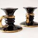 Pair of ceramic candlesticks from the 1950s