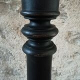 Wooden bollard column