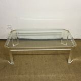 Lucite coffee table by David Lange, 1970