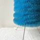 Table lamp, blue brush, rare vintage IKEA model LYSBOJ.
