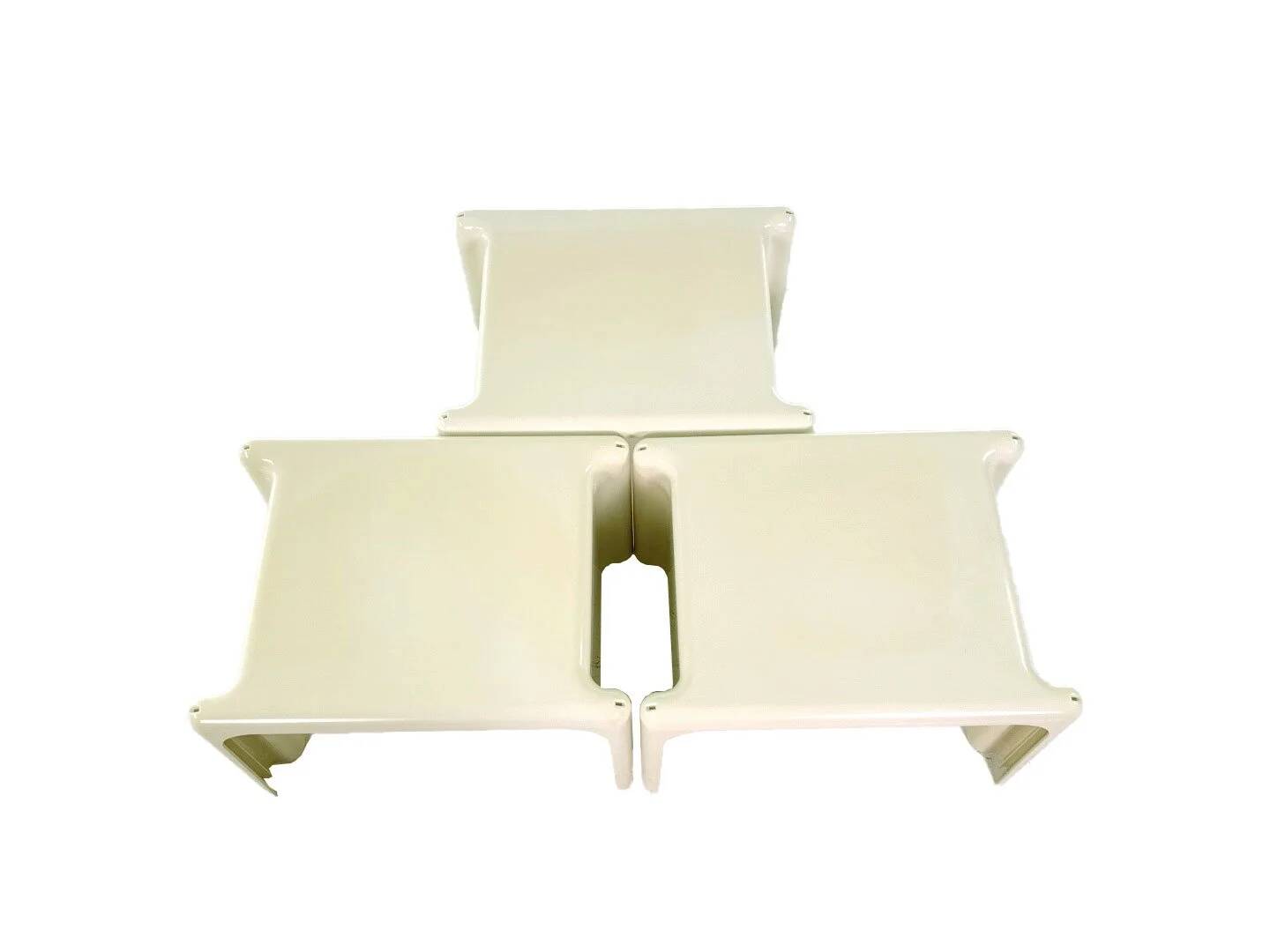 Vintage Scagno stackable tables set of 3 – Giotto Stoppino for Elco