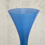 The blue opaline vase