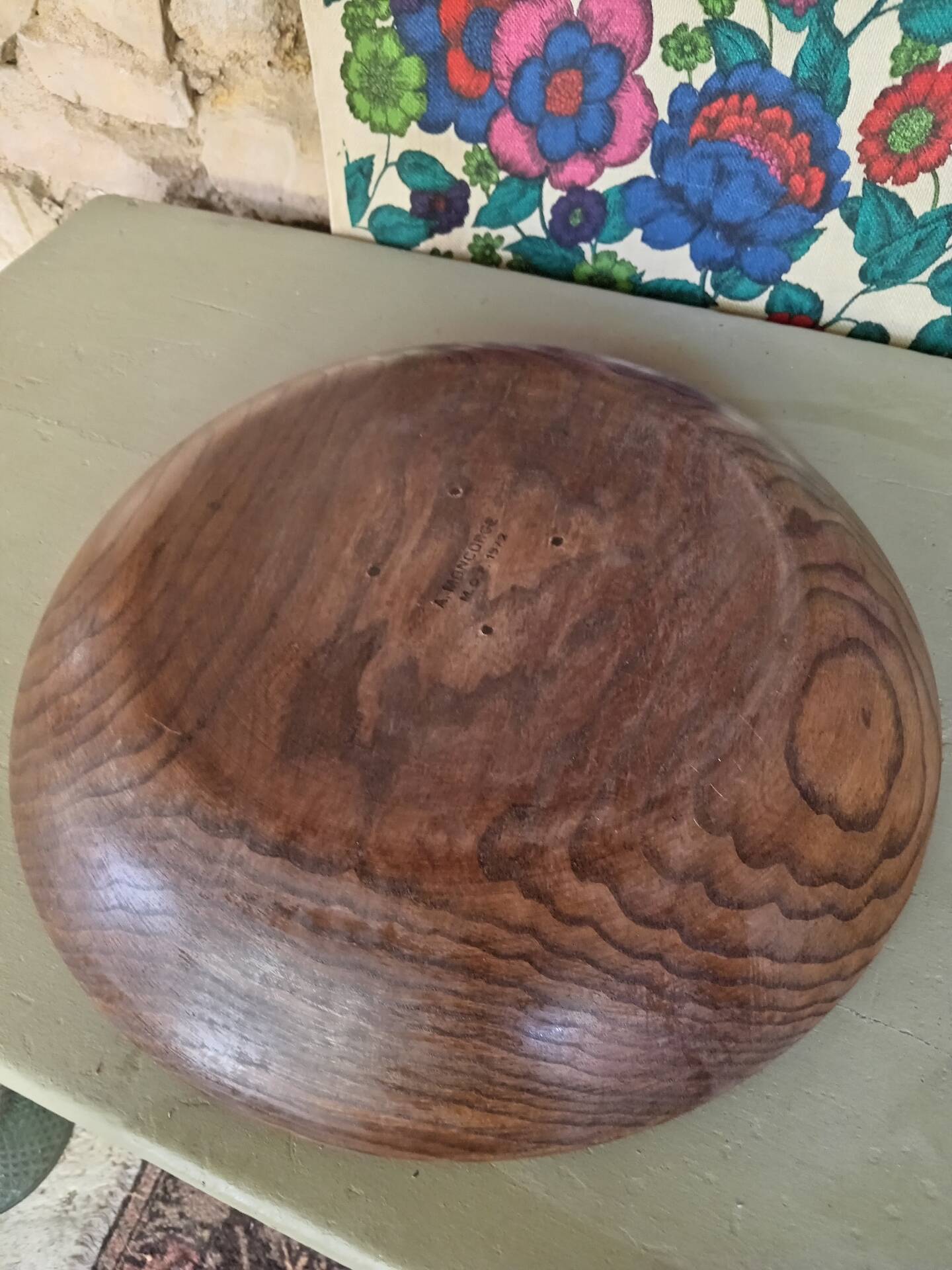Wooden plate