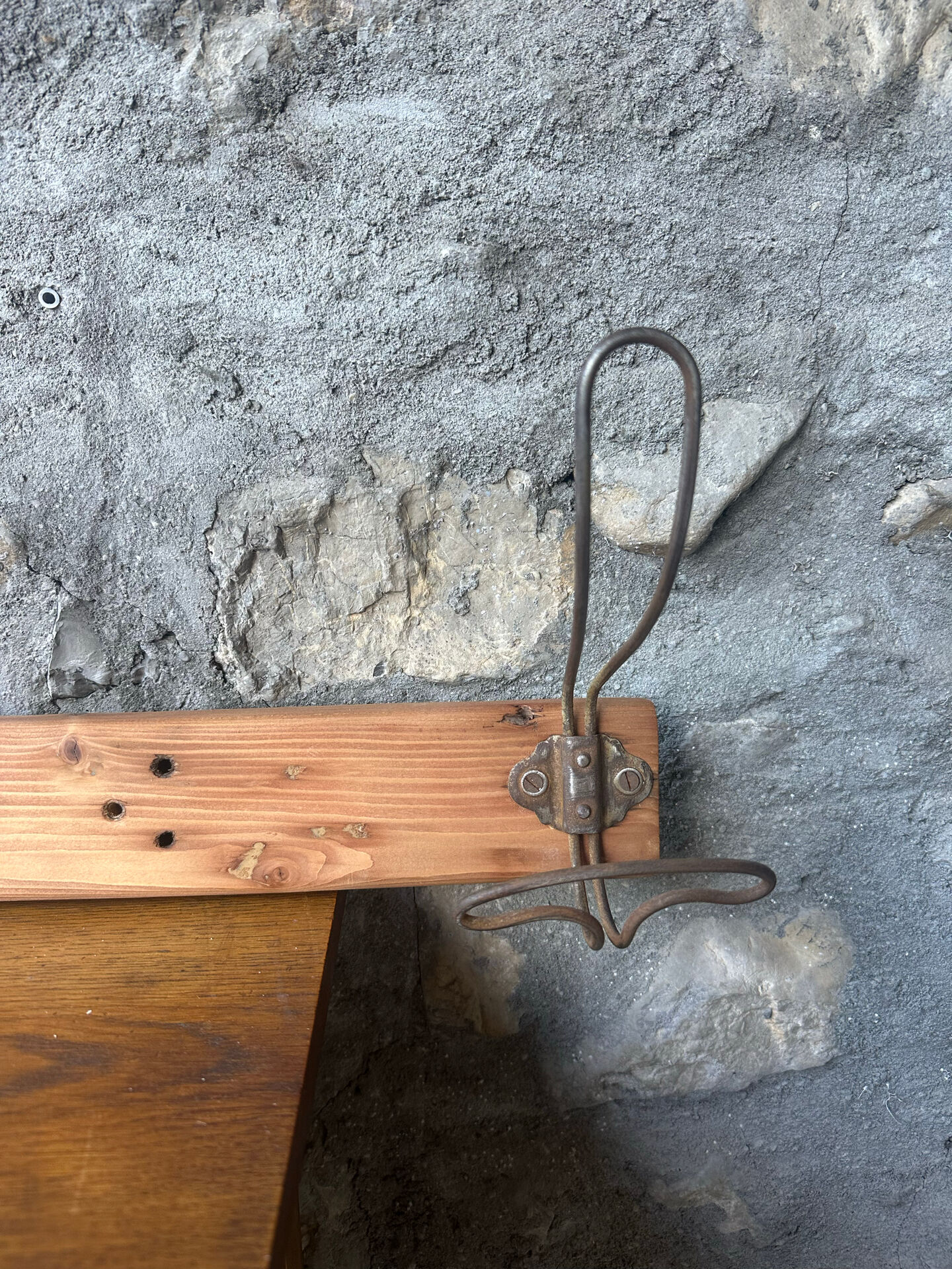 Vintage coat rack hooks