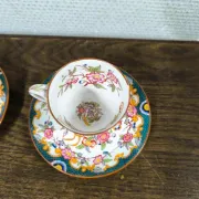 Lot de 2 tasses Sarreguemines minton 215