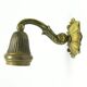 Antique wall lamp in metal, 1890s