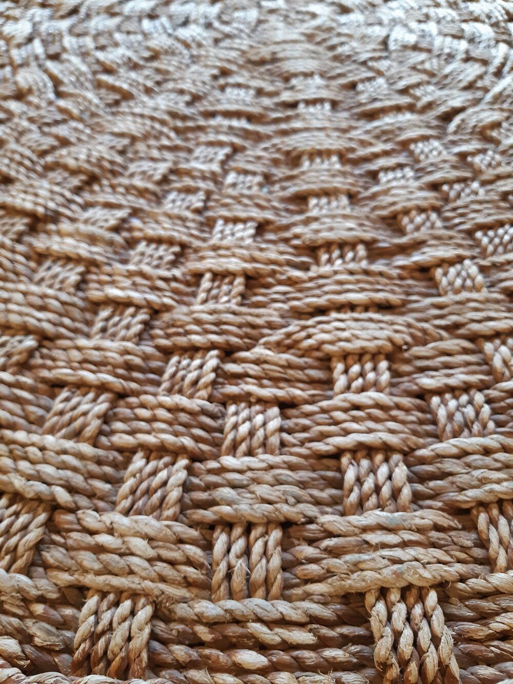 60s cording coffee table