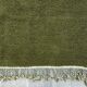 Tapis bérbere vert olive en laine taille 170cmx300cm