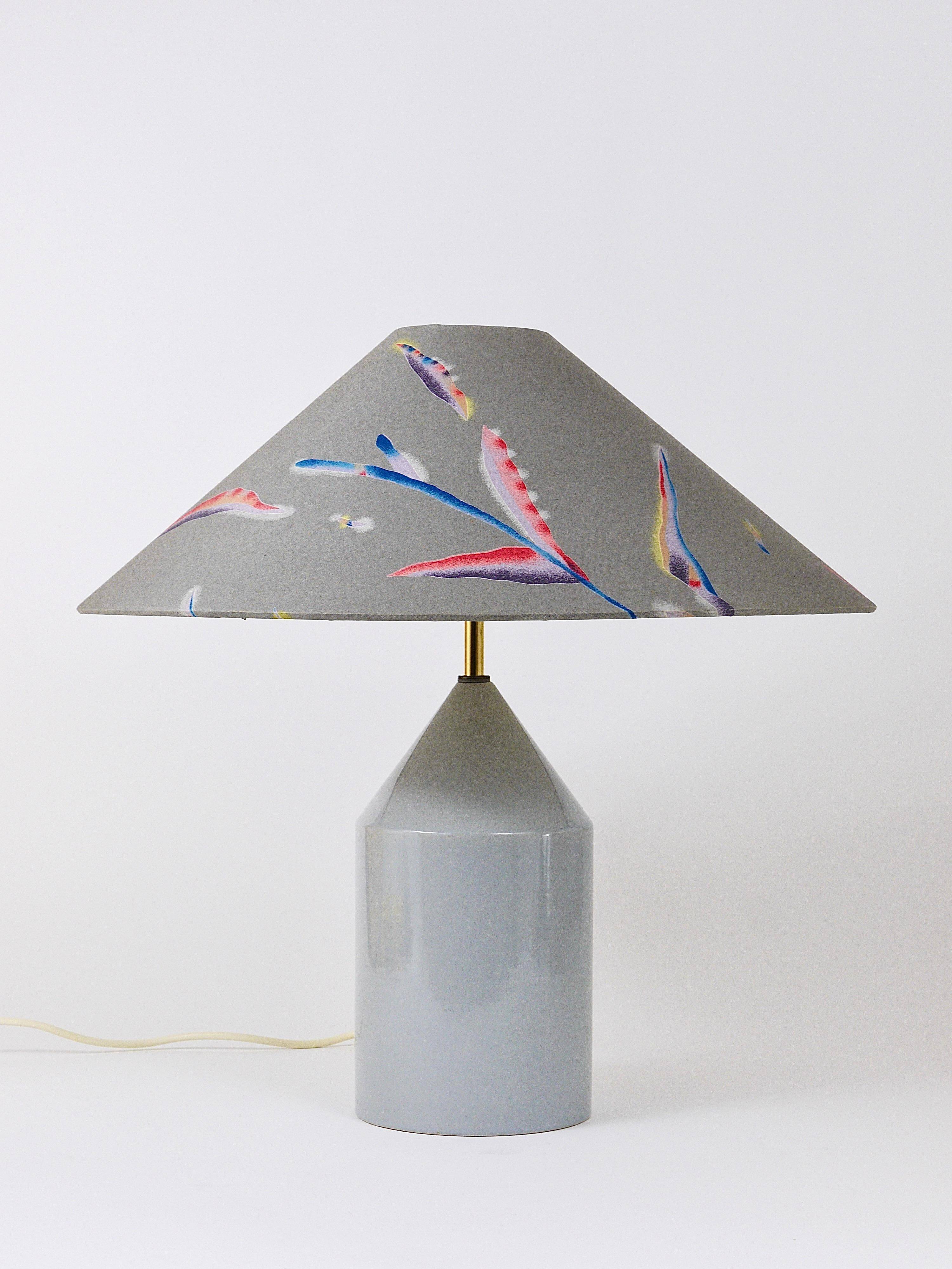 Post-modern coloured table lamp, Italy, 1980s