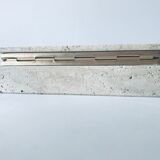 Travertine and brass box