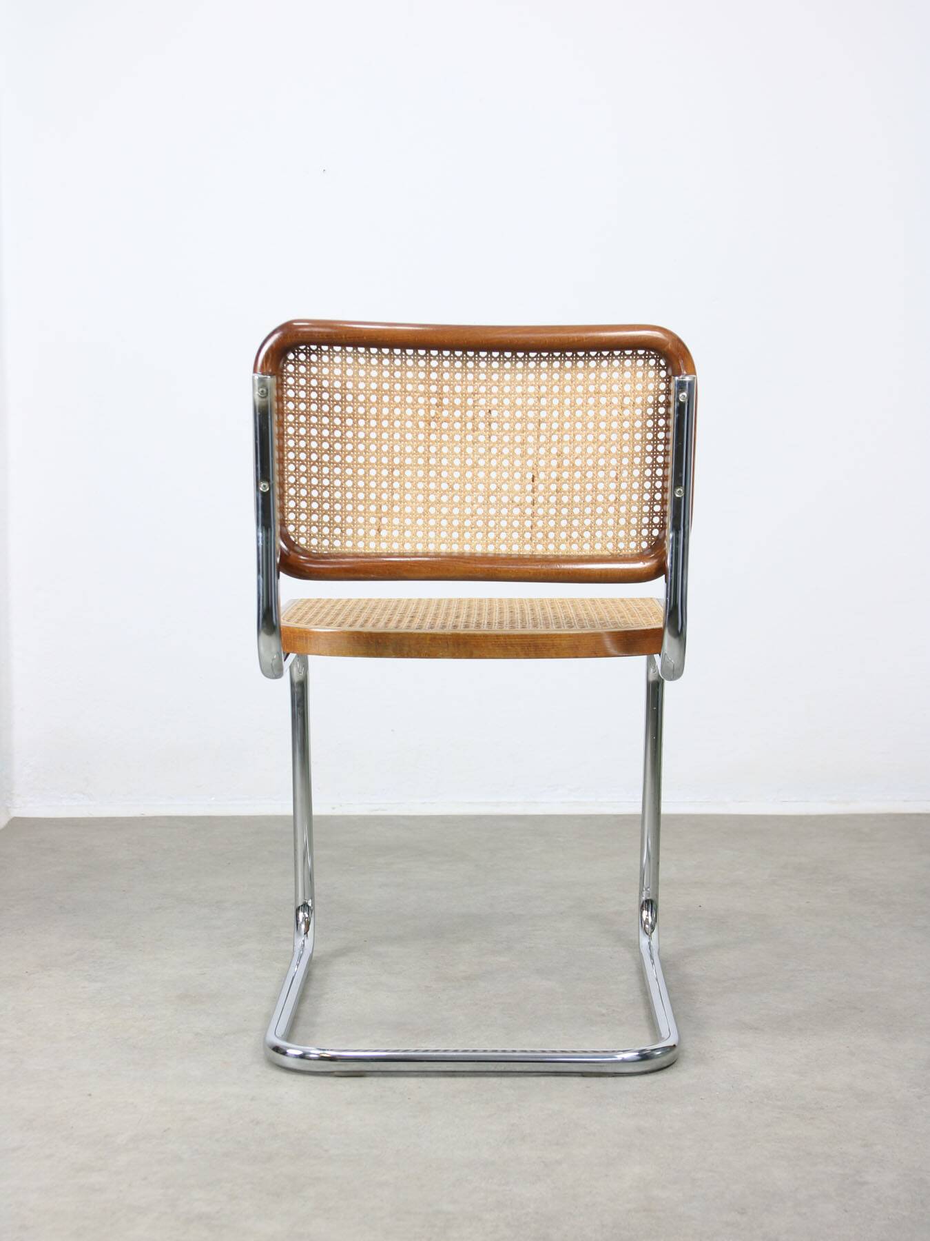 Chaise vintage marron B32 Cesca par Marcel Breuer, set de 2