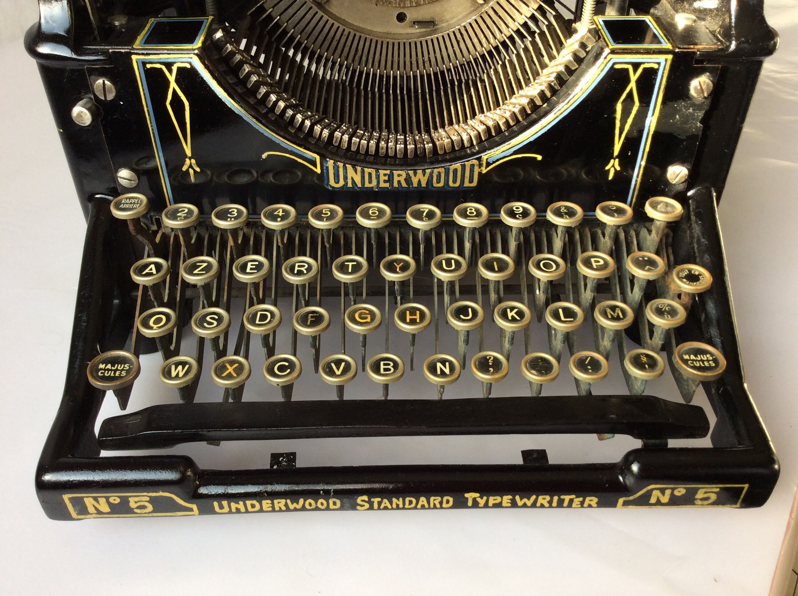 Old Typewriter Underwood No.5