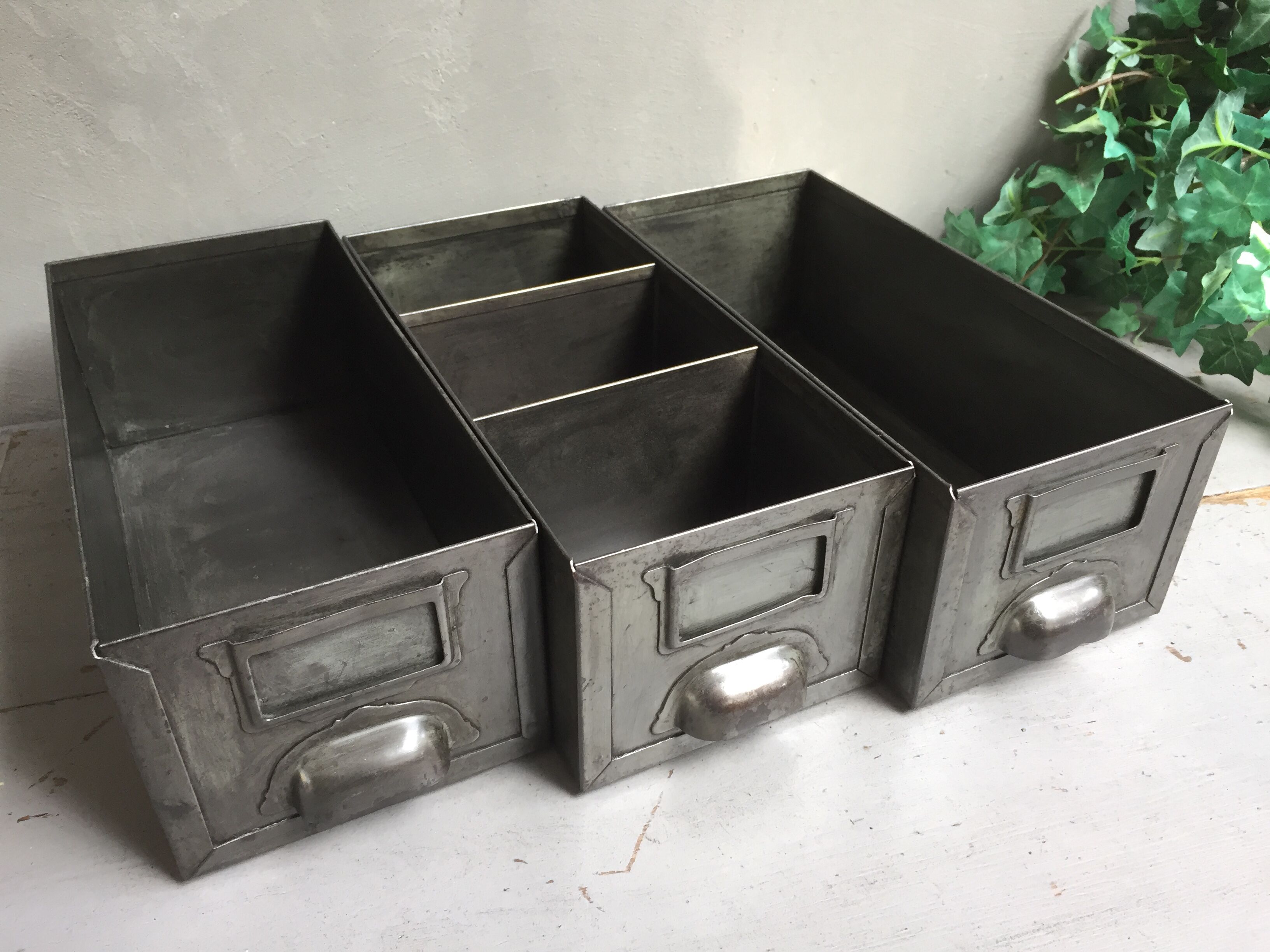 Lot of 3 industrial lockers
