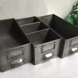 Lot of 3 industrial lockers