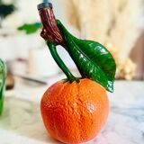 Bottle in the shape of an orange fruit from the 70s