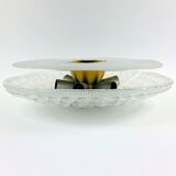 Scandinavian glass ceiling lamp by Carl Fagerlund for Orrefors, Sweden, 1960s