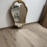 Mirror in wood and gilded stucco, 19th century