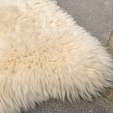 Peau de mouton blanche
