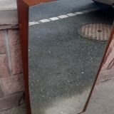 Scandinavian mirror 70s, 77x37 cm